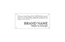Genuine leather labels Model EP-M10