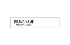 Genuine leather labels Model EP-M46