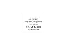 Laundry care textile labels Model TC-M194