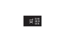 Clothing size labels Model TL-M226