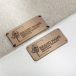 Genuine leather labels - EP-M1