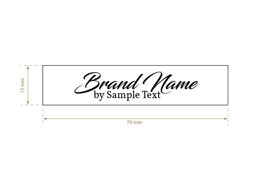 Printed textile label Fashion Style Model TL-M97