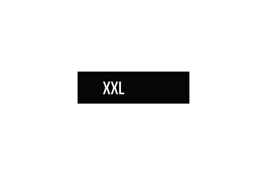 Size label for clothes Model TL-M177